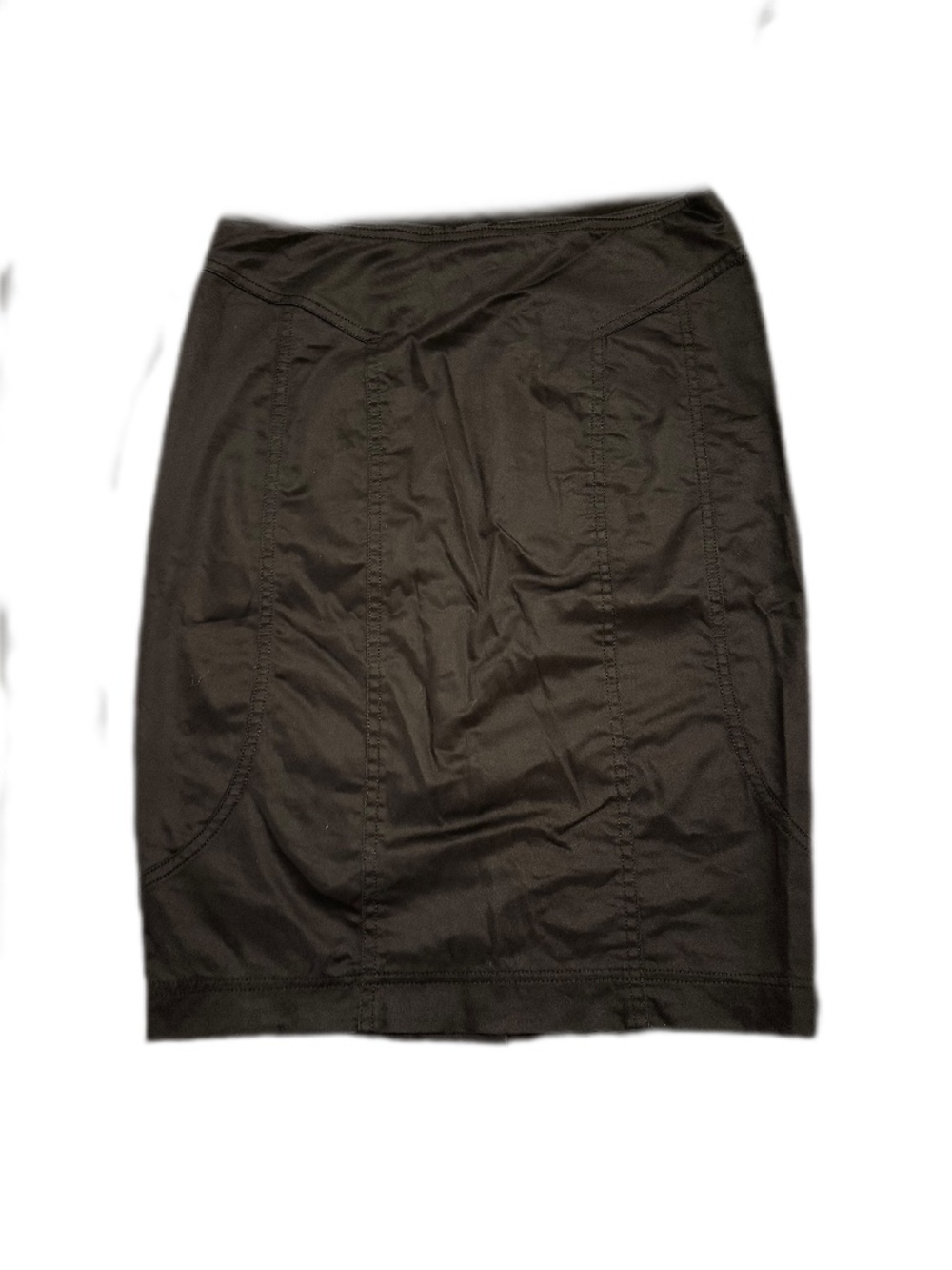 Anna Molinari Vintage Classic Black Pencil Skirt Cotton/Elastane